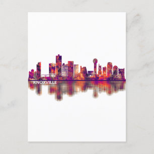 Knoxville Tennessee Skyline Holiday Postcard