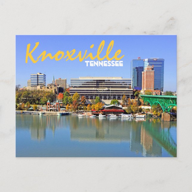 Knoxville, Tennessee, U.S.A. Postcard (Front)