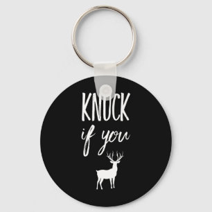 Knuck If You Buck Funny Deer Hunter Hunting  Key Ring