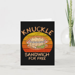 Knuckle Sandwich Boxing - Eat My Fist  Card