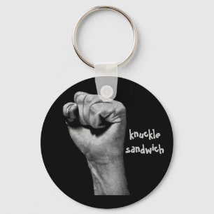 knuckle sandwich keychain