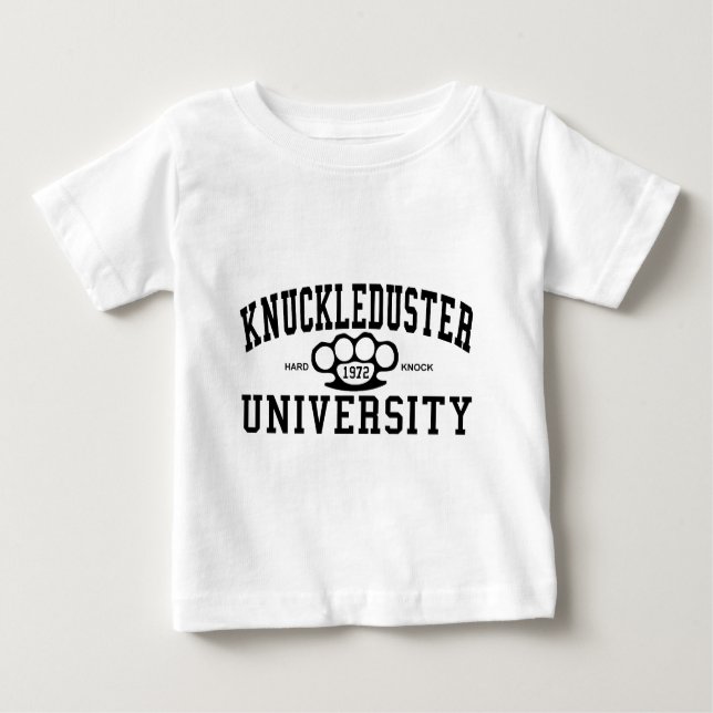 KnuckleDuster University Baby T-Shirt (Front)