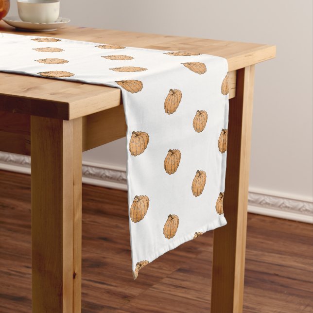 Knucklehead Pumpkin design Short Table Runner (In Situ)