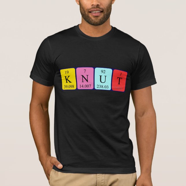 Knut periodic table name shirt (Front)