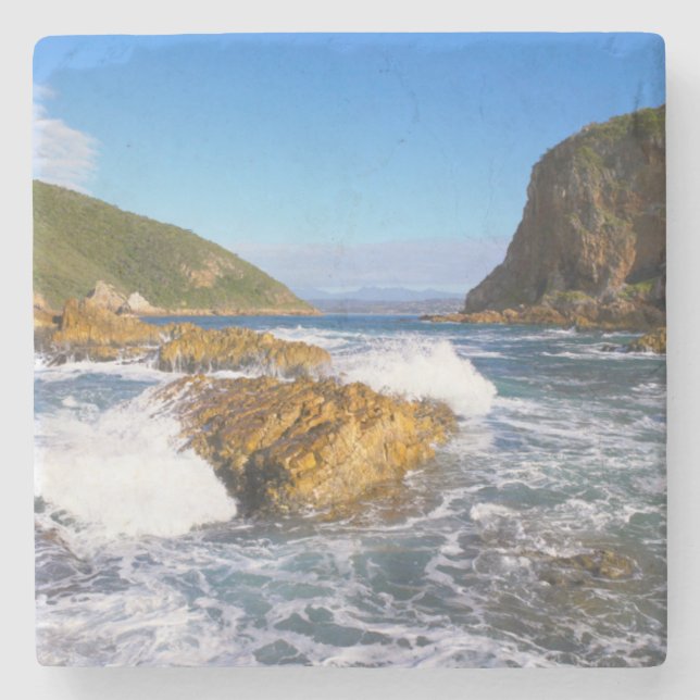 Knysna Heads, Garden Route, Western Cape Stone Coaster (Front)