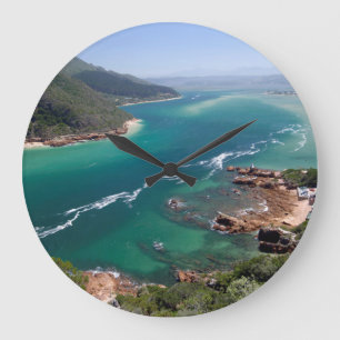 Knysna Lagoon, Garden Route, Western Cape Large Clock