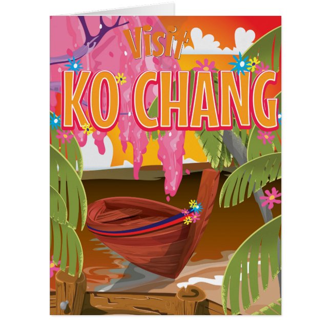 Ko Chang Thailand travel poster (Front)