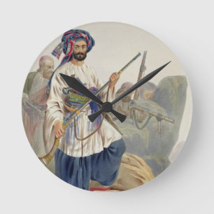 Ko-i-Staun Foot Soldiery in Summer Costume, Active Round Clock