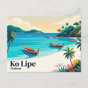 Ko Lipe, Satun, Satun Province, Thailand Postcard