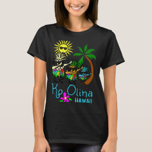 Ko Olina  Dabbing Pineapple Oahu Hawaii Beach T-Shirt
