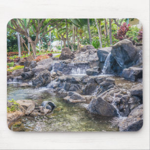 Ko Olina O'Ahu Hawaii Waterfall Mouse Pad