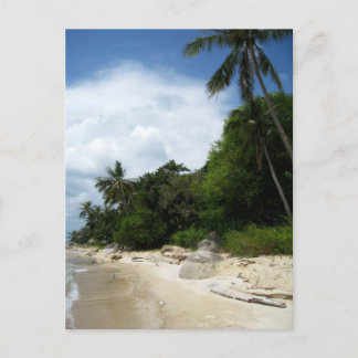 Ko Phangan Coastline in Thailand Postcard