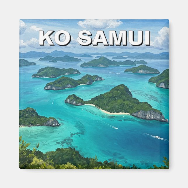 Ko Samui Ang Thong National Marine Park Magnet (Front)
