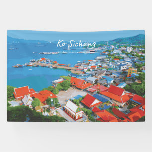 Ko Sichang, Thailand - Vibrant Harbour View Banner