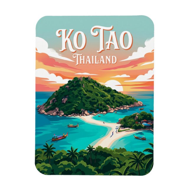 Ko Tao Thailand Magnet (Vertical)