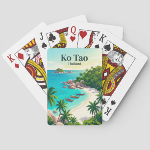 Ko Tao Thailand Playing Cards