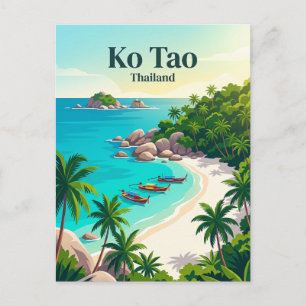Ko Tao Thailand Postcard