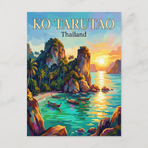 Ko Tarutao National Marine Park Thailand Postcard