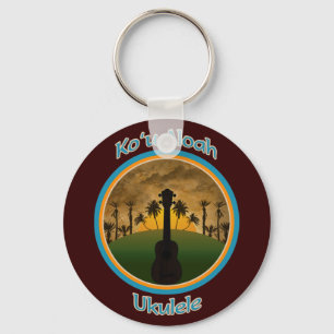 Ko`u Aloah Ukulele Keychain
