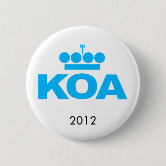 KOA 2012 6 CM ROUND BADGE