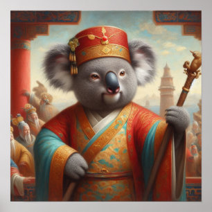 Koala Ancient China Poster