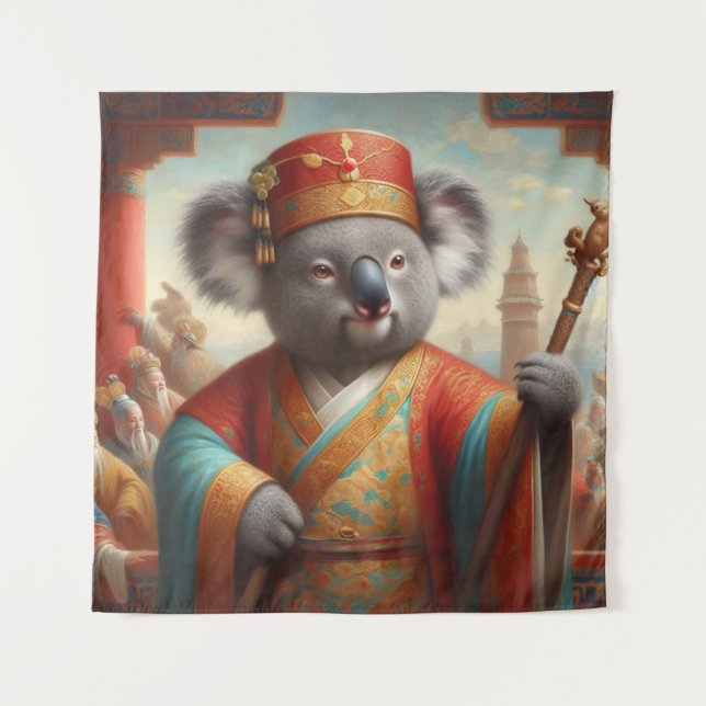 Koala Ancient China Tapestry (Front)