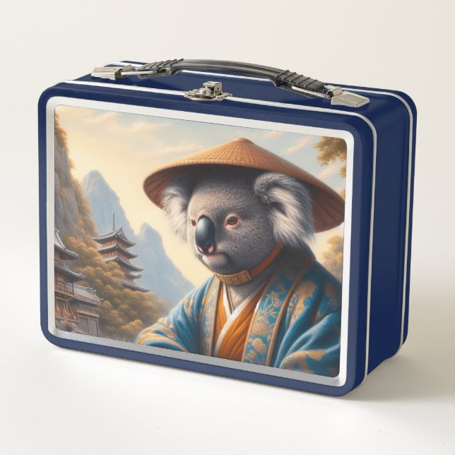 Koala Ancient Japan Metal Lunch Box (Front)