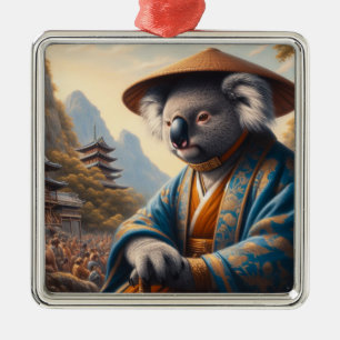 Koala Ancient Japan Metal Ornament