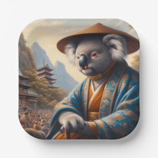 Koala Ancient Japan Paper Plate