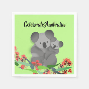Koala and Joey Napkin