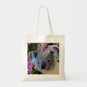 Koala and Orchids Tote Bag