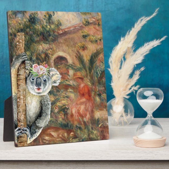 Koala and Renoir's Farmhouse Plaque (Side)