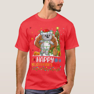 Koala Animal Lover Funny Happy Koala HelloThanksMa T-Shirt