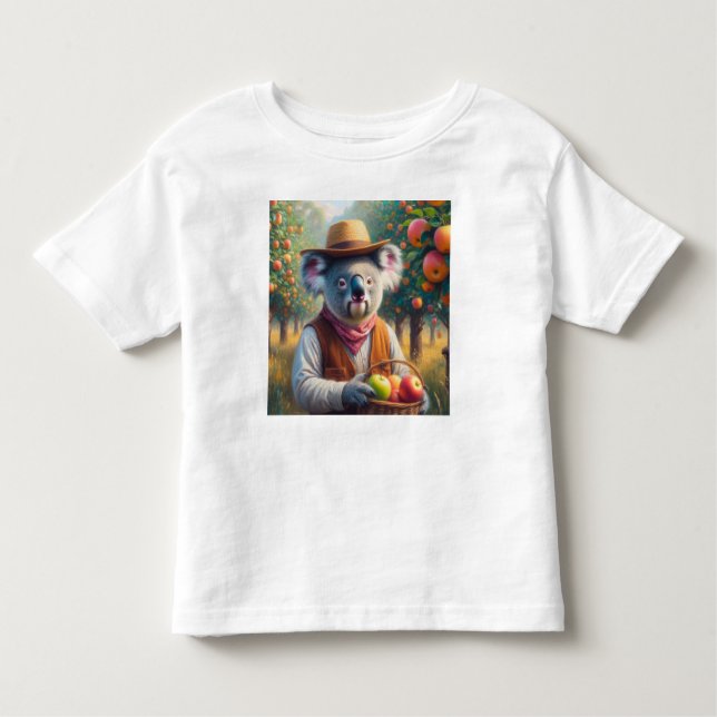 Koala Apple Orchard Toddler T-Shirt (Front)