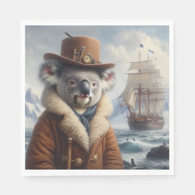 Koala Arctic Explorer Napkin (Front)