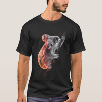 Koala Art Forest Animal Lover Men Women Kids Desig T-Shirt