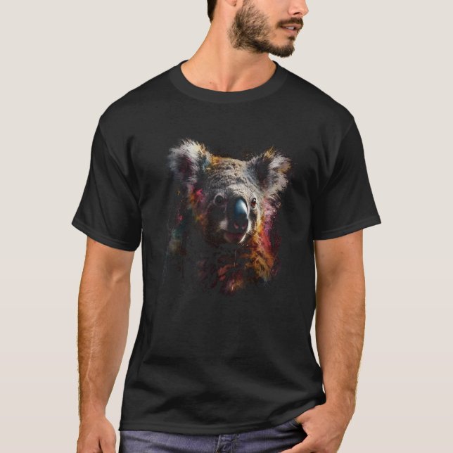 Koala Artwork  Animal Koala 12 T-Shirt (Front)