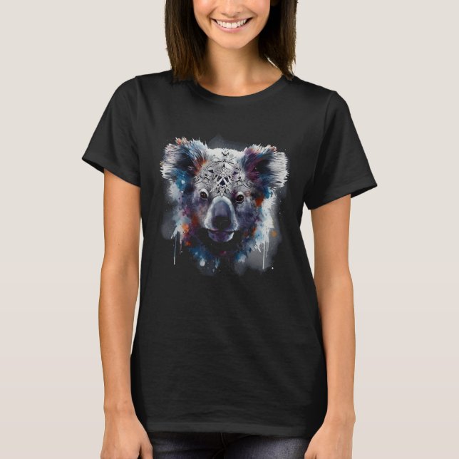 Koala Artwork  Animal Koala 7 T-Shirt (Front)