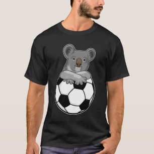 Koala at Soccer Sports T-Shirt