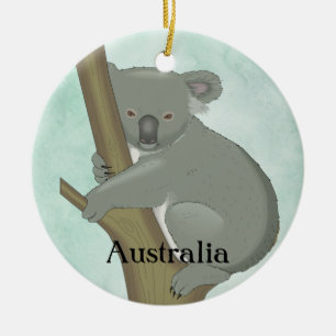 Koala Australia Design Ceramic Ornament