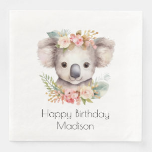 Koala Australia Personalised Napkin