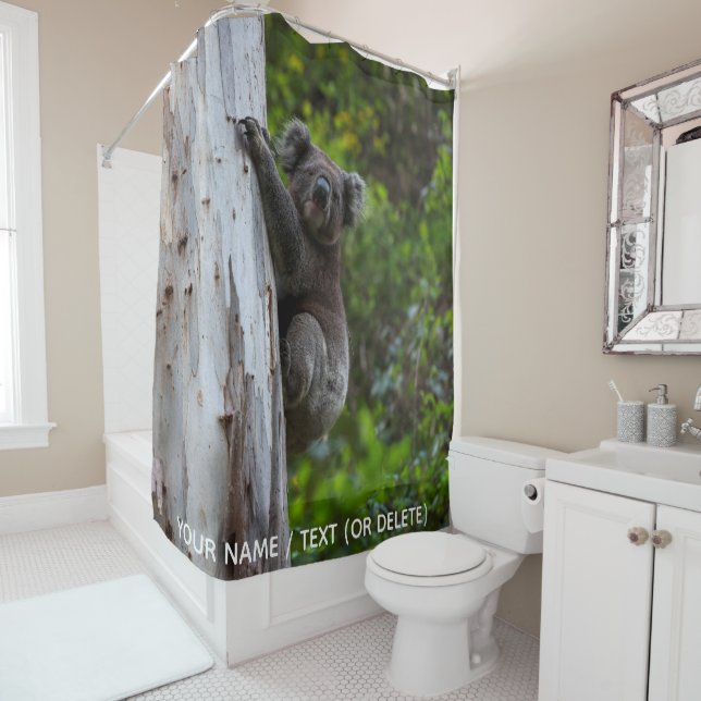 Koala Australia Shower Curtain (In Situ)