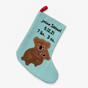 Koala Baby Boy First Christmas Stocking