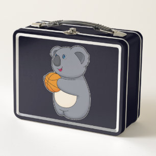 Koala Basketball player Basketball Metal Lunch Box