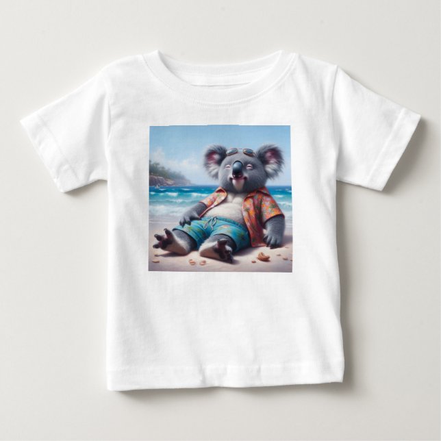 Koala Beach Baby T-Shirt (Front)