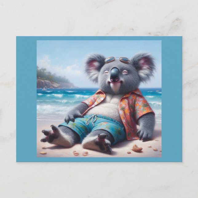 Koala Beach Postcard (Front)