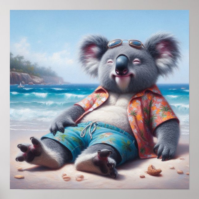 Koala Beach Poster (Front)