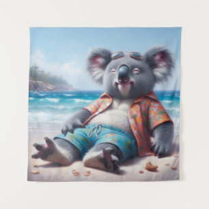 Koala Beach Tapestry
