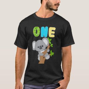 Koala Bear 1St Birthday 1 Year Old Birthday Boy Ko T-Shirt