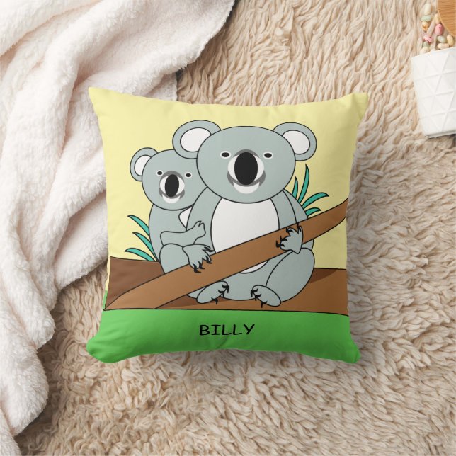 Koala Bear and Baby Pillows (Blanket)